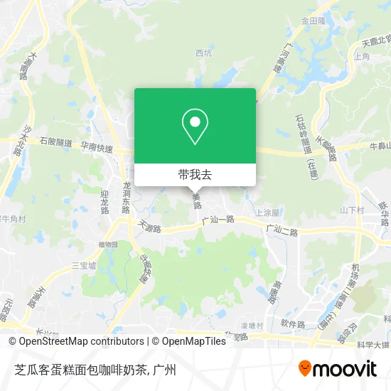 芝瓜客蛋糕面包咖啡奶茶地图