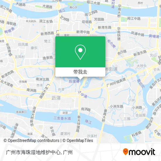 广州市海珠湿地维护中心地图