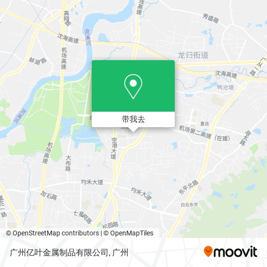 广州亿叶金属制品有限公司地图