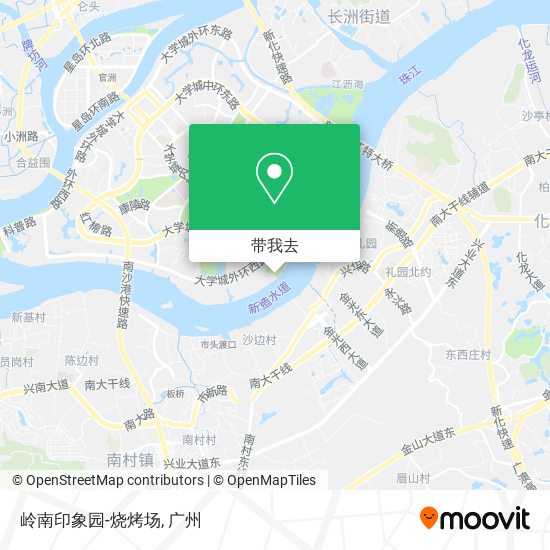 岭南印象园-烧烤场地图
