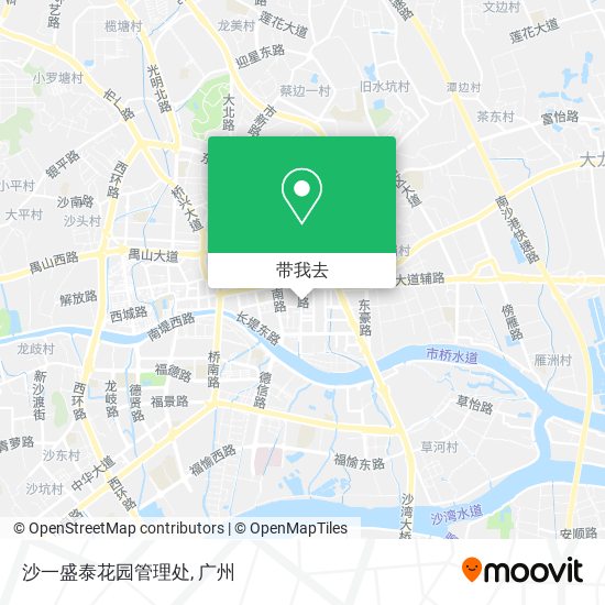 沙一盛泰花园管理处地图