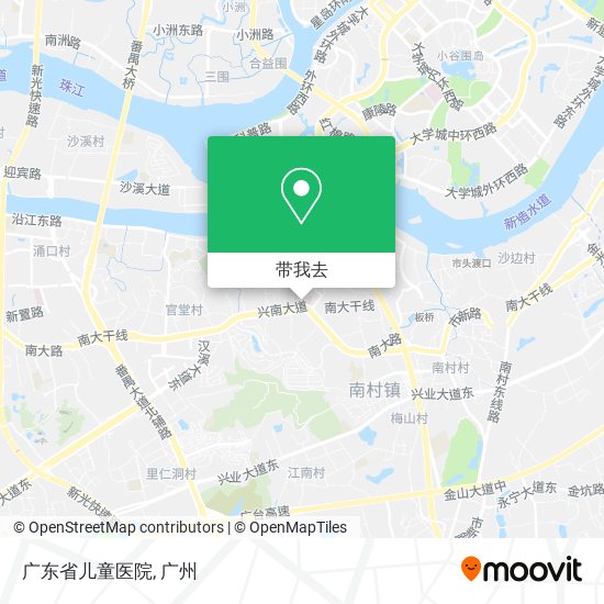 广东省儿童医院地图