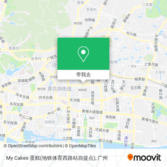 My Cakes 蛋糕(地铁体育西路站自提点)地图