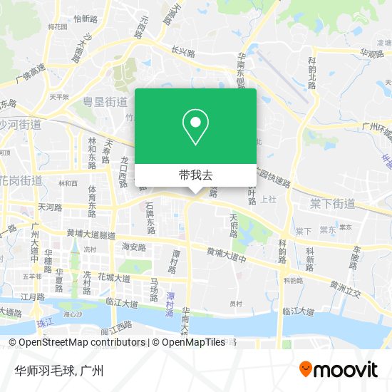 华师羽毛球地图