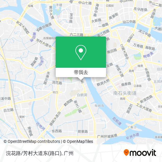 浣花路/芳村大道东(路口)地图