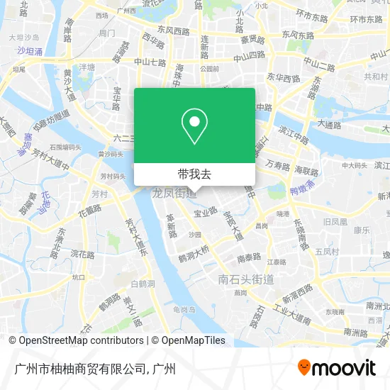 广州市柚柚商贸有限公司地图
