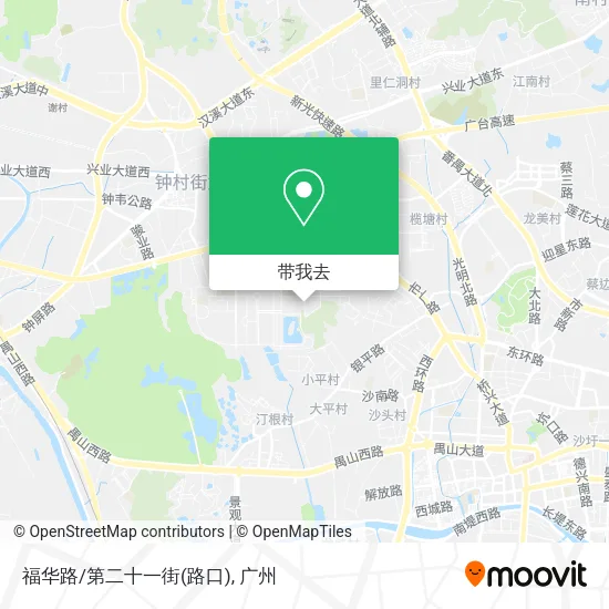 福华路/第二十一街(路口)地图