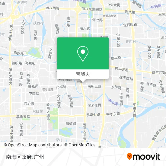 南海区政府地图