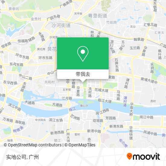 实地公司地图