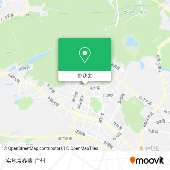 实地常春藤地图