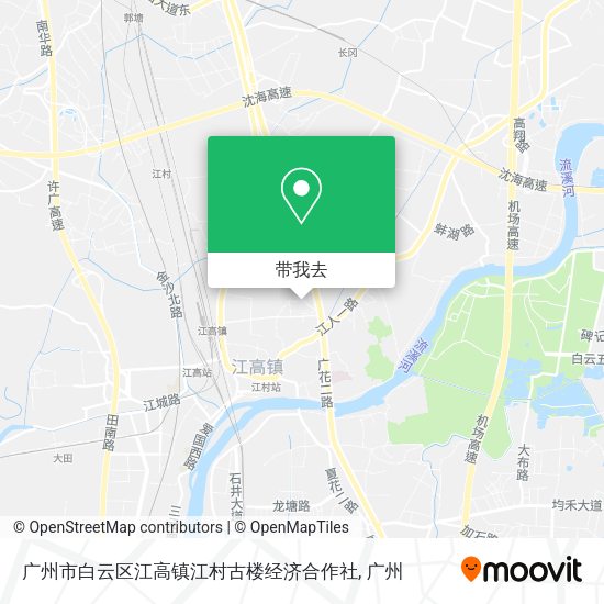 广州市白云区江高镇江村古楼经济合作社地图