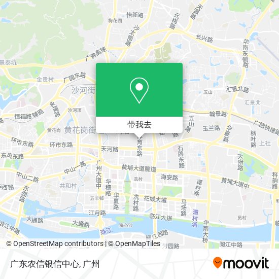 广东农信银信中心地图