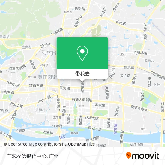 广东农信银信中心地图
