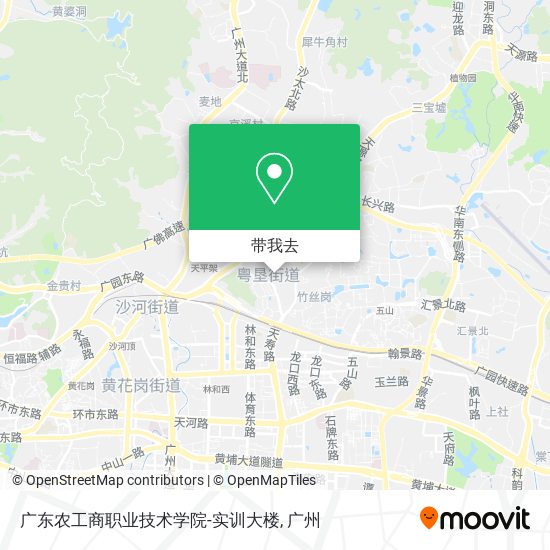 广东农工商职业技术学院-实训大楼地图