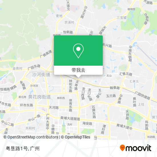 粤垦路1号地图