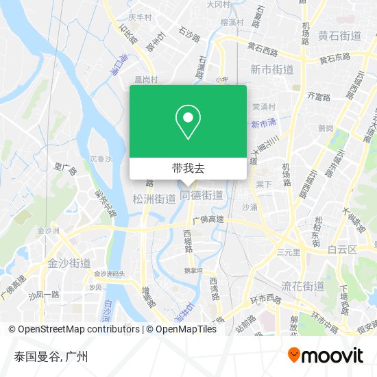 泰国曼谷地图
