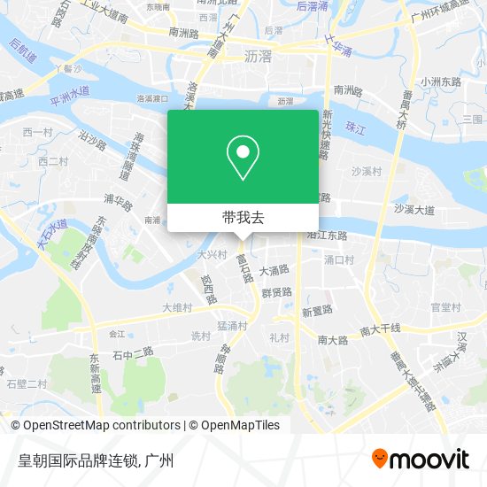 皇朝国际品牌连锁地图