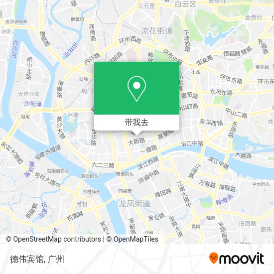 德伟宾馆地图