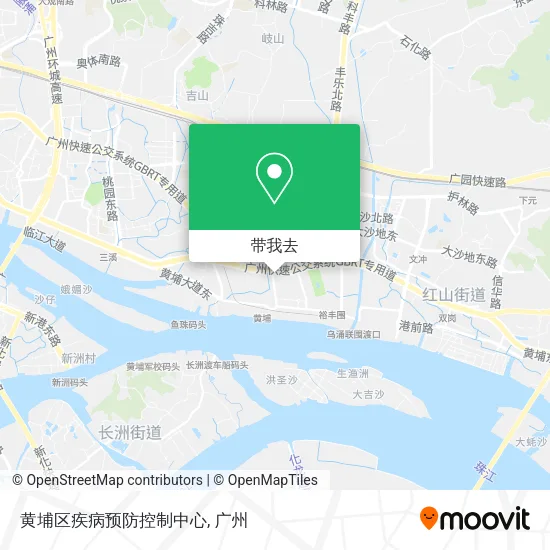 黄埔区疾病预防控制中心地图