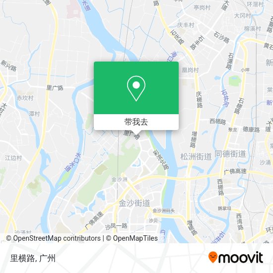 里横路地图