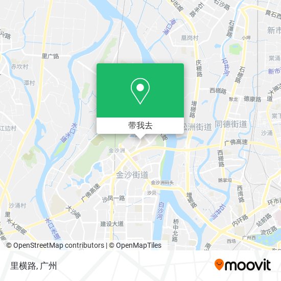 里横路地图