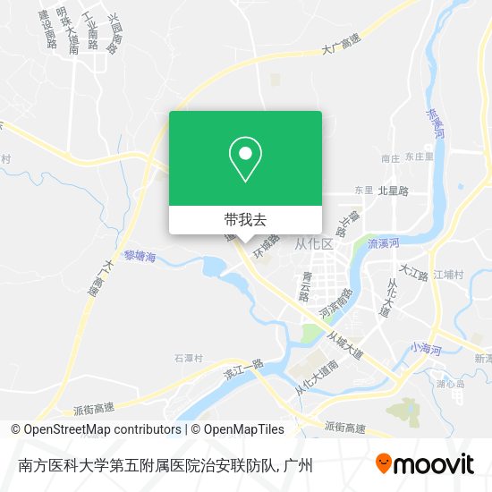 南方医科大学第五附属医院治安联防队地图