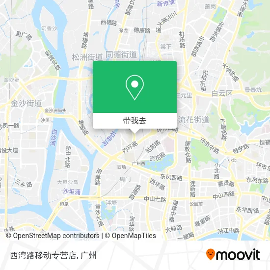 西湾路移动专营店地图