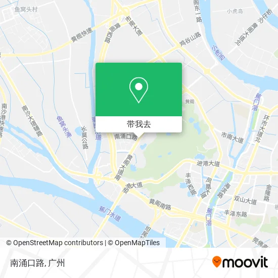 南涌口路地图