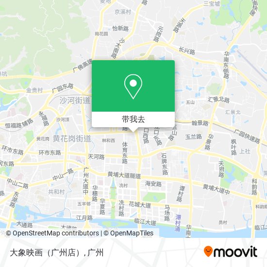 大象映画（广州店）地图