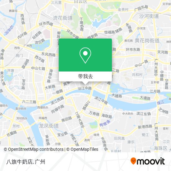 八旗牛奶店地图