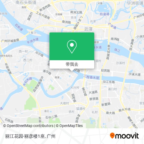 丽江花园-丽彦楼1座地图