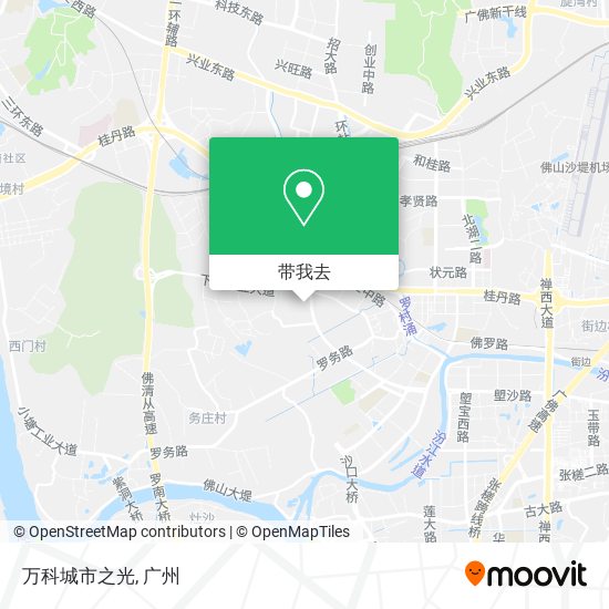 万科城市之光地图