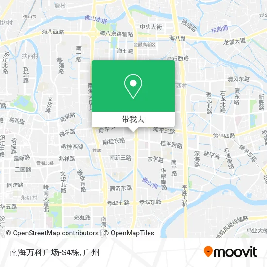 南海万科广场-S4栋地图