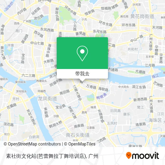 素社街文化站(芭蕾舞拉丁舞培训店)地图