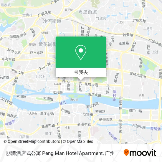 朋满酒店式公寓 Peng Man Hotel Apartment地图