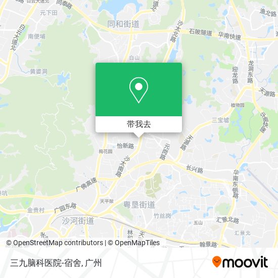 三九脑科医院-宿舍地图