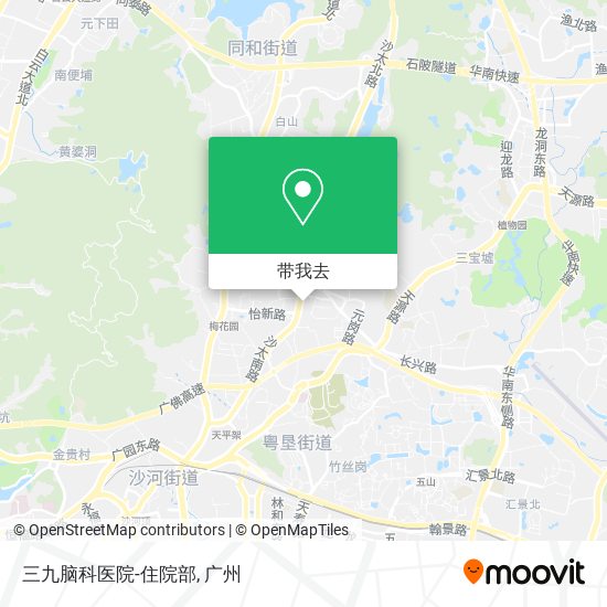 三九脑科医院-住院部地图
