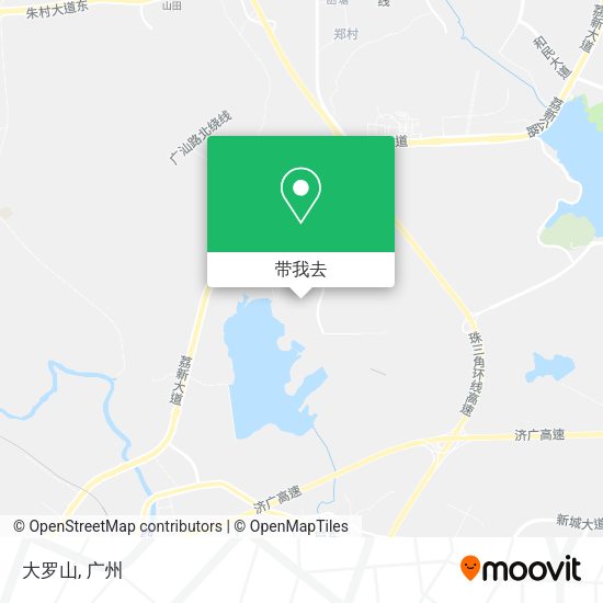 大罗山地图