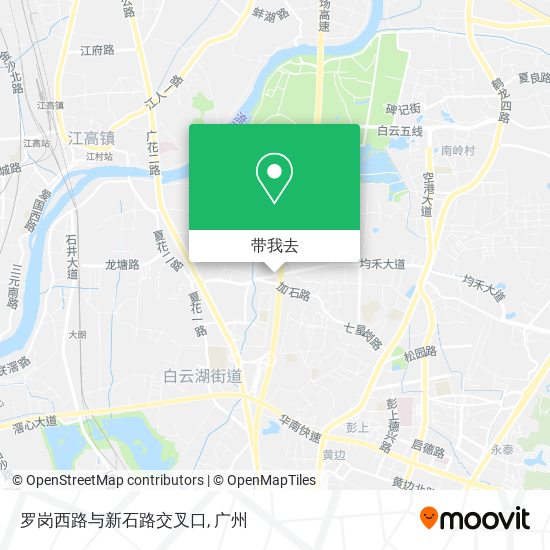 罗岗西路与新石路交叉口地图