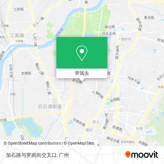 加石路与罗岗街交叉口地图