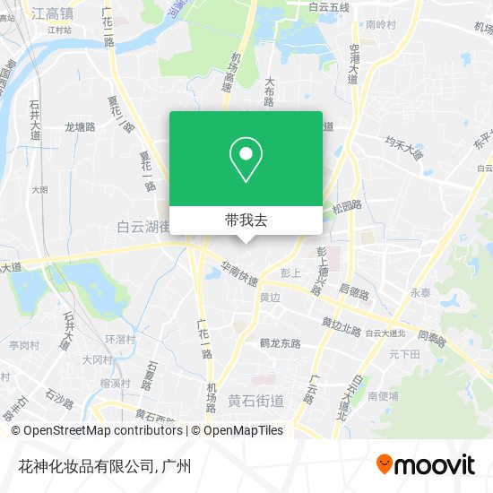 花神化妆品有限公司地图