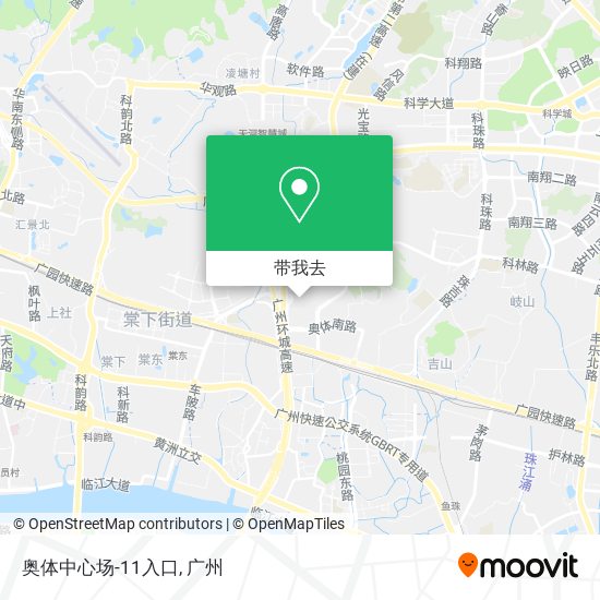 奥体中心场-11入口地图