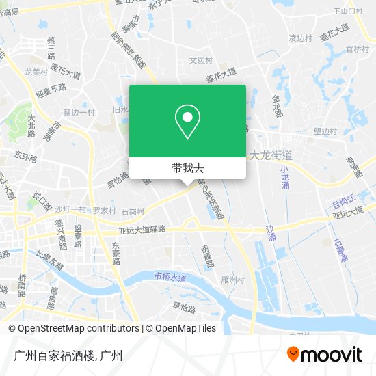 广州百家福酒楼地图