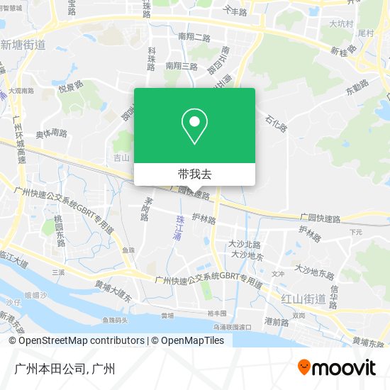 广州本田公司地图