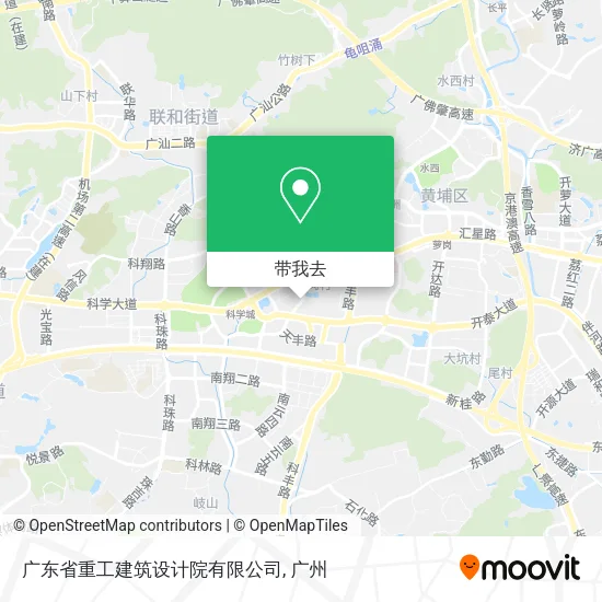 广东省重工建筑设计院有限公司地图