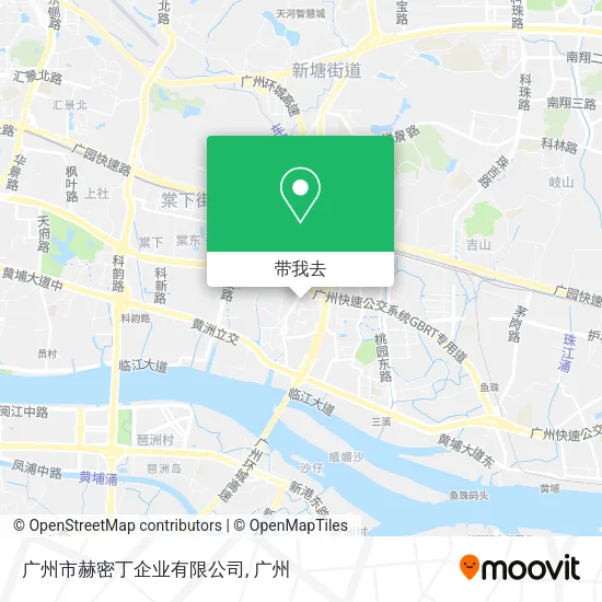 广州市赫密丁企业有限公司地图