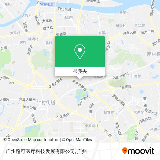 广州路可医疗科技发展有限公司地图