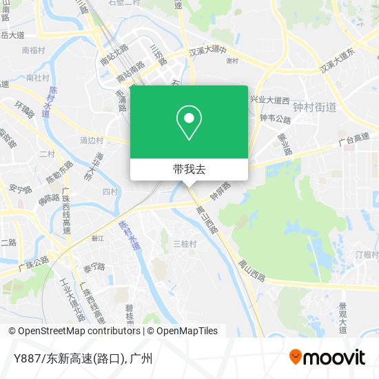 Y887/东新高速(路口)地图