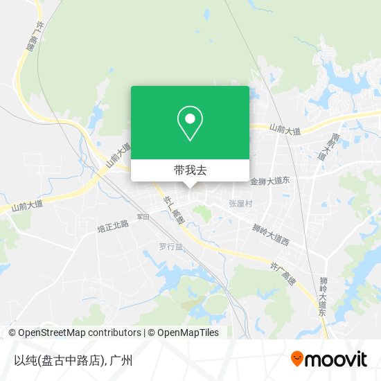 以纯(盘古中路店)地图