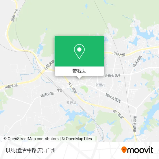 以纯(盘古中路店)地图